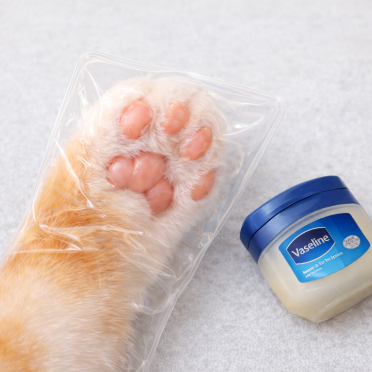 고양이나 강아지가 바세린을 먹었을 때 대처 방법을 설명하는 글의 고양이 발바닥 젤리 썸네일