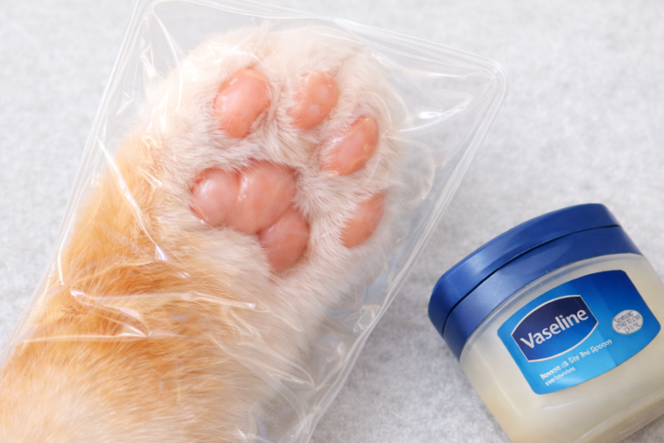 고양이나 강아지가 바세린을 먹었을 때 대처 방법을 설명하는 글의 고양이 발바닥 젤리 썸네일