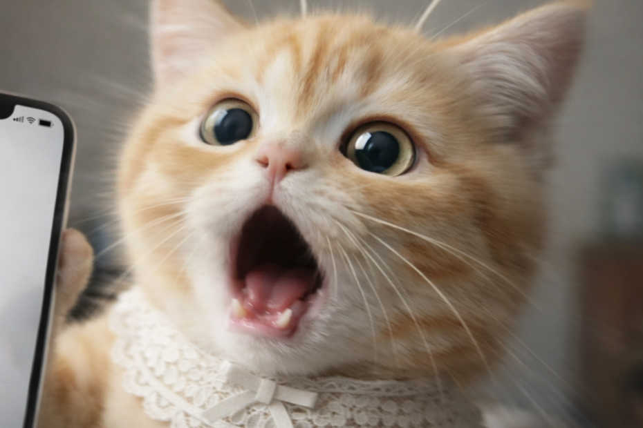 쿠팡 해외직구 후 관세 문자 안내를 보고 놀란 스텔라 고양이 썸네일