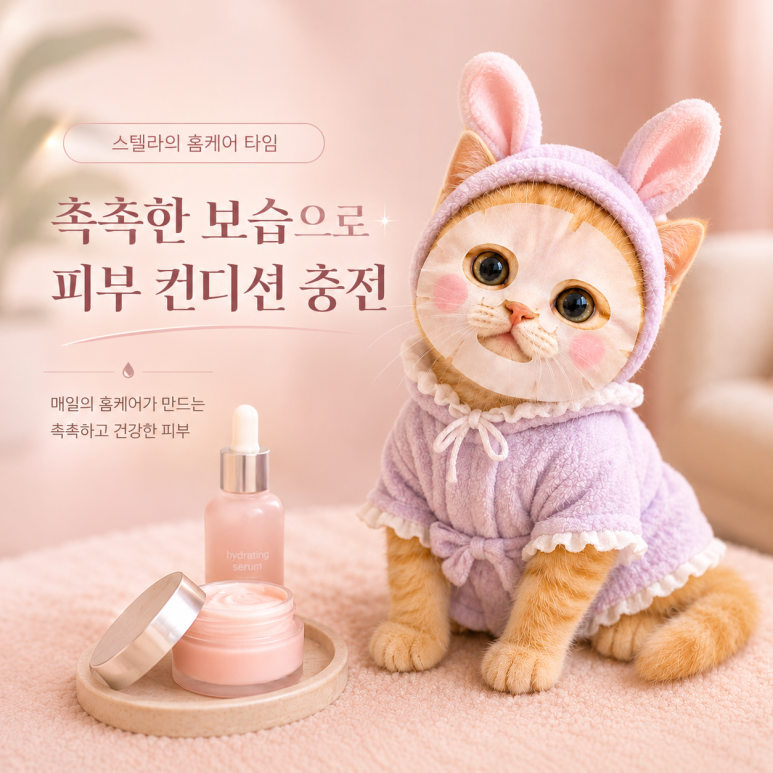 스텔라의 홈케어 타입 SNS용 이미지